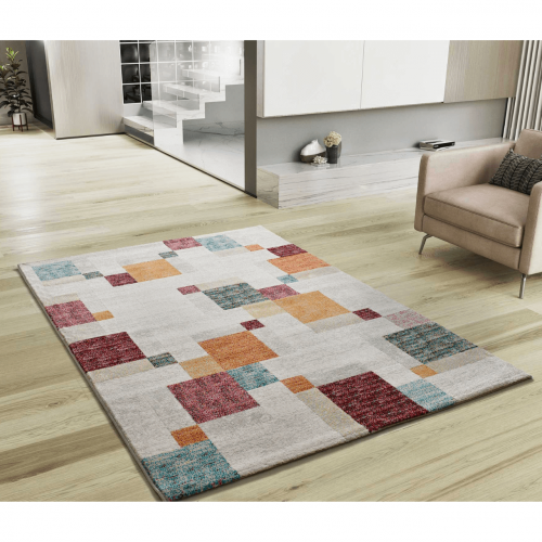 Alfombra Geométrica Eider 16791 Multicolor - Universal (2)