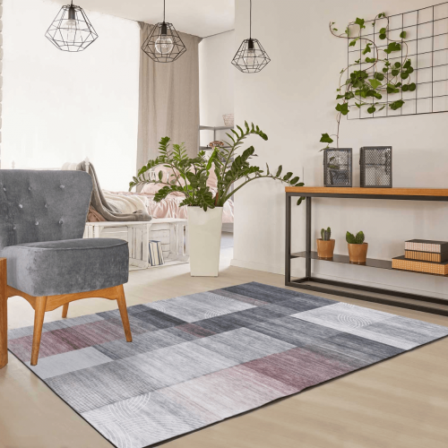 Alfombra Geométrica Impresa Class 21091 Multicolor - Universal (2)