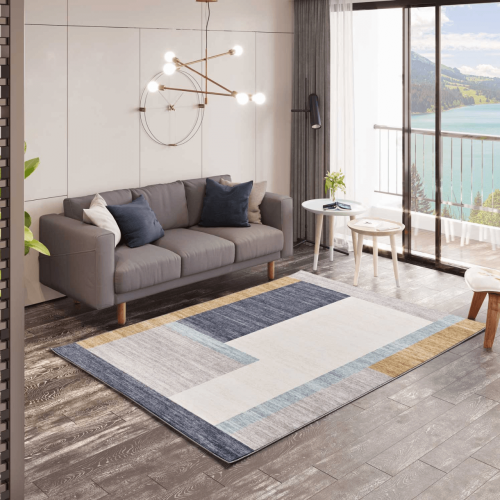 Alfombra Geométrica Impresa Class 22065 Multicolor - Universal (2)