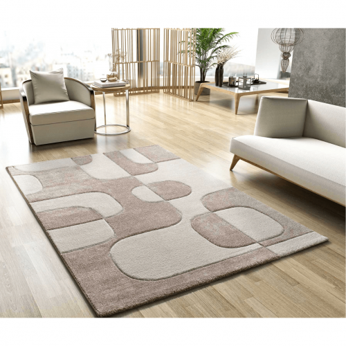 Alfombra Geométrica Lena 40314 Crema - Universal (2)