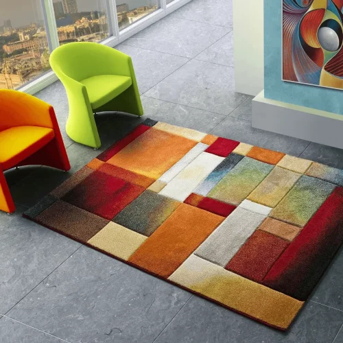 Alfombra Geométrica Matrix 21322 Multicolor - Universal (2)
