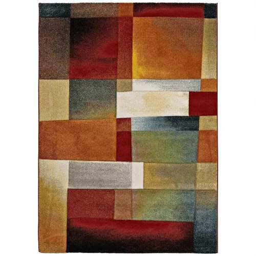 Alfombra Geométrica Matrix 21322 Multicolor - Universal (4)