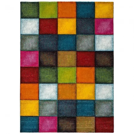 Alfombra Geométrica Matrix 22605 Multicolor - Universal (1)