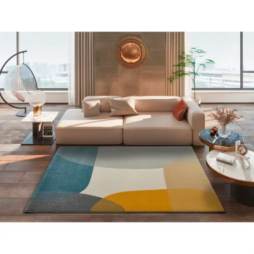 Alfombra Geométrica Monic 12322 Multicolor - Universal-3