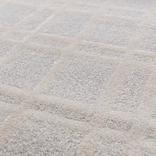 Alfombra Geométrica Suave Caledonia 77305 Crema - Universal (6)