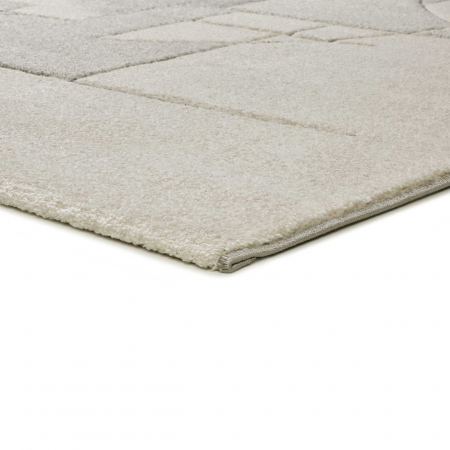 Alfombra Geométrica a Trazos Lena 40313 Crema - Universal (3)