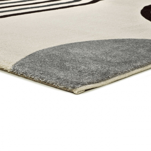 Alfombra Geométrica con Arcos Garden 12805 Blanco - Universal (3)