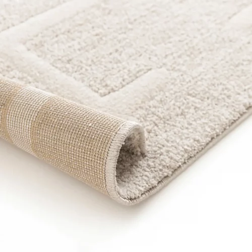 Alfombra Geométrica con Relieve Caledonia 77301 Beige - Universal (3)