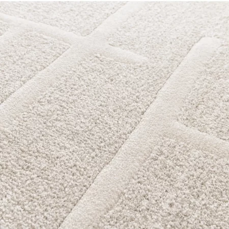 Alfombra Geométrica con Relieve Caledonia 77301 Beige - Universal (4)