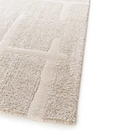 Alfombra Geométrica con Relieve Caledonia 77301 Beige - Universal (5)