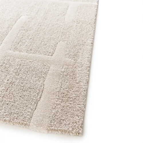 Alfombra Geométrica con Relieve Caledonia 77301 Beige - Universal (5)