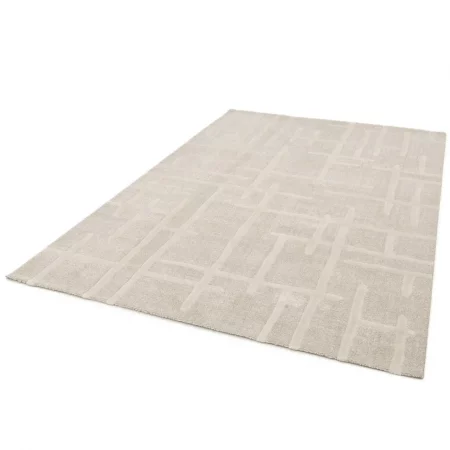 Alfombra Geométrica con Relieve Caledonia 77301 Beige - Universal (6)