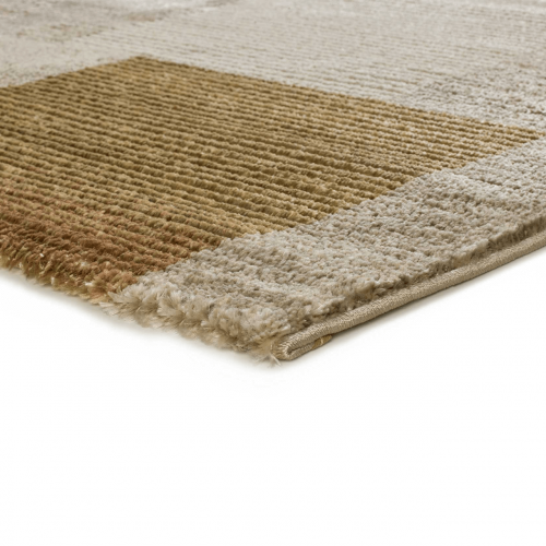 Alfombra Geométrica con Relieve en Tonos Tierra Melfi 4510 - Universal (4)