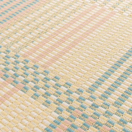Alfombra Geométrica de Exterior en Tonos Pastel Manila 17615 Multicolor - Universal (5)