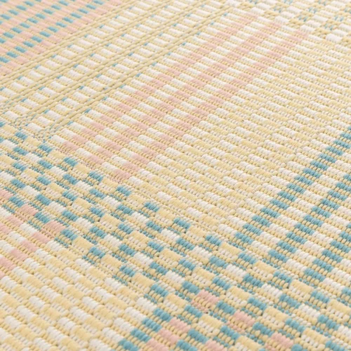Alfombra Geométrica de Exterior en Tonos Pastel Manila 17615 Multicolor - Universal (5)