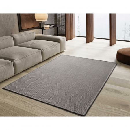 Alfombra Lavable Espiga Liso Gris - Universal (2)