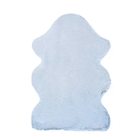Alfombra Lavable Fox Liso Celeste - Universal (4)