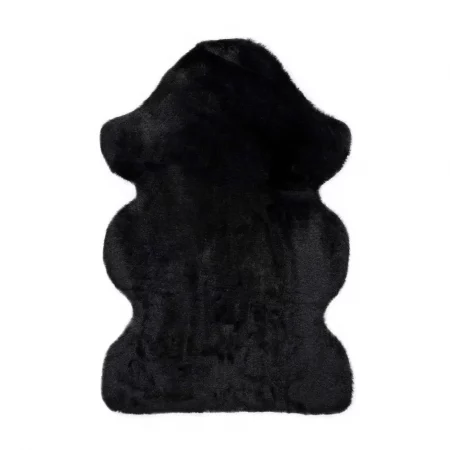 Alfombra Lavable Fox Liso Negro - Universal (4)