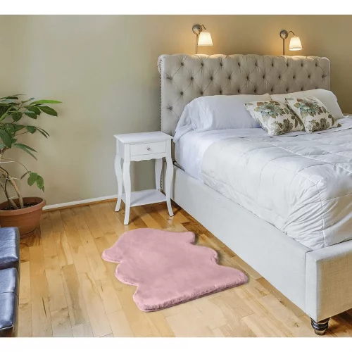 Alfombra Lavable Fox Liso Rosa - Universal (5)