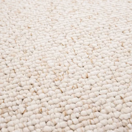 Alfombra Lavable Tejido en Bucle Petra Liso Blanco - Universal (4)