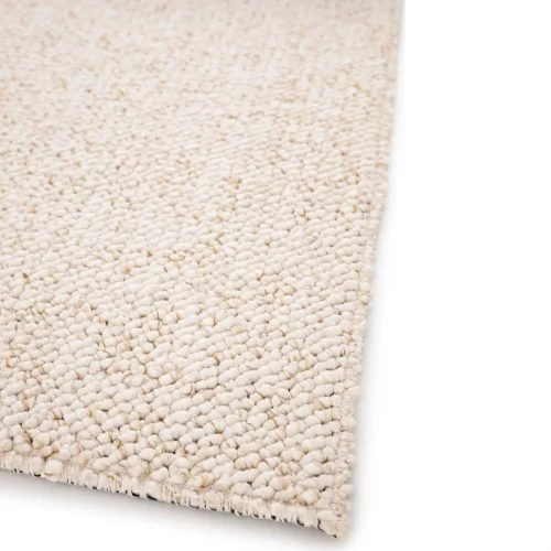 Alfombra Lavable Tejido en Bucle Petra Liso Blanco - Universal (6)