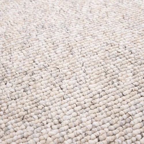 Alfombra Lavable Tejido en Bucle Petra Liso Crema - Universal (4)