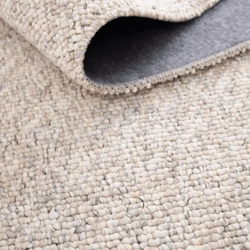 Alfombra Lavable Tejido en Bucle Petra Liso Crema - Universal (5)