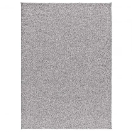 Alfombra Lavable Tejido en Bucle Petra Liso Plata - Universal (1)