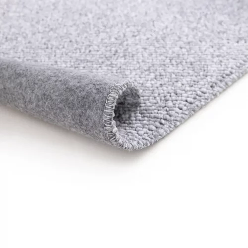 Alfombra Lavable Tejido en Bucle Petra Liso Plata - Universal (3)