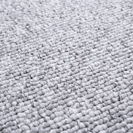 Alfombra Lavable Tejido en Bucle Petra Liso Plata - Universal (4)