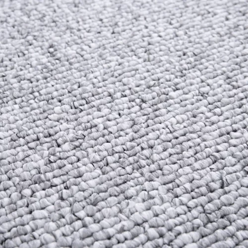 Alfombra Lavable Tejido en Bucle Petra Liso Plata - Universal (4)