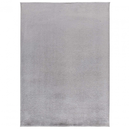 Alfombra Lavable de Microfibra Coraline Liso Plata - Universal (1)
