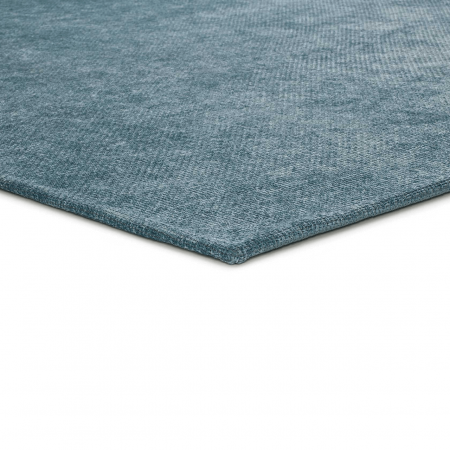 Alfombra Lisa Lavable Harris Liso Azul - Universal (3)