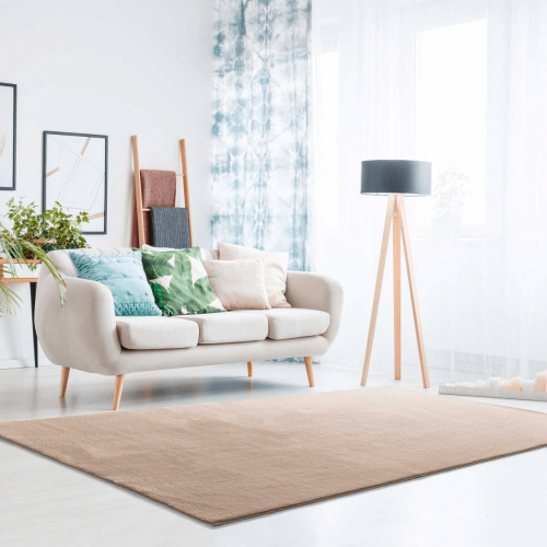 Alfombra Lisa Loft Liso Beige - Universal (2)