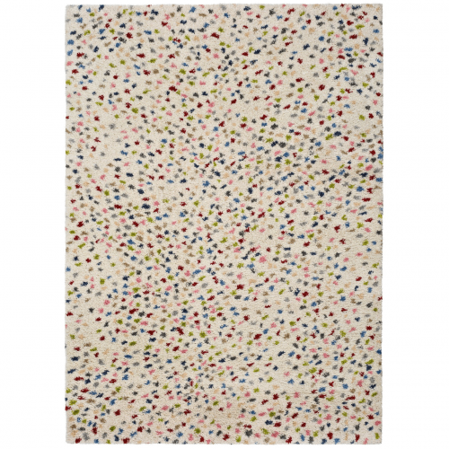 Alfombra Shaggy Con Motivo Étnicos Kasbah 8598 Multicolor - Universal (1)