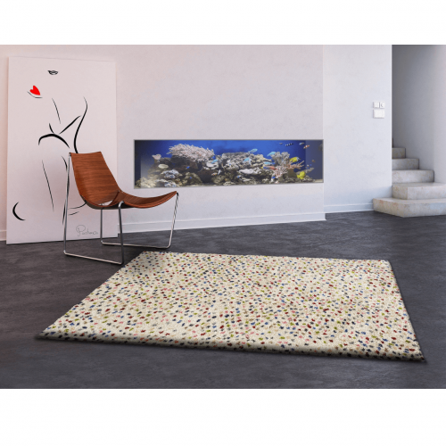 Alfombra Shaggy Con Motivo Étnicos Kasbah 8598 Multicolor - Universal (2)