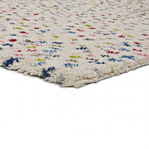 Alfombra Shaggy Con Motivo Étnicos Kasbah 8598 Multicolor - Universal (3)