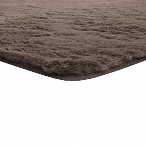 Alfombra Shaggy Lavable Alpaca Liso Visión - Universal (3)