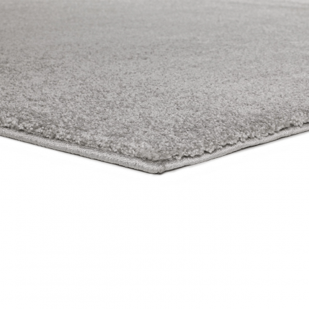 Alfombra Shaggy de Pelo Largo Montana Liso Plata - Universal (3)