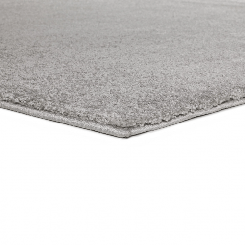 Alfombra Shaggy de Pelo Largo Montana Liso Plata - Universal (3)