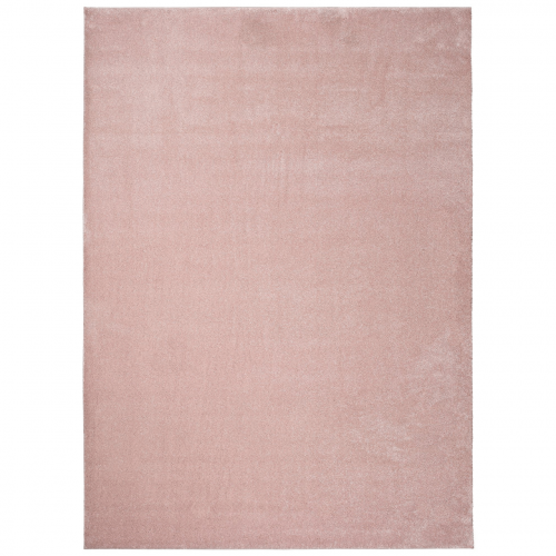Alfombra Shaggy de Pelo Largo Montana Liso Rosa - Universal (1)