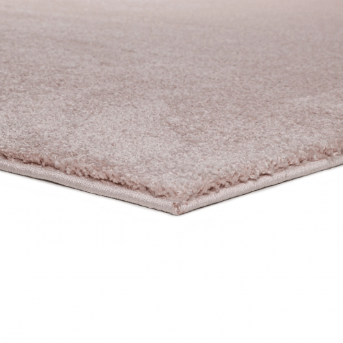 Alfombra Shaggy de Pelo Largo Montana Liso Rosa - Universal (3)