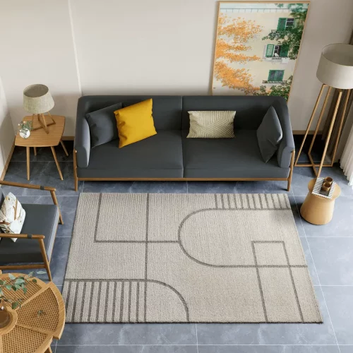 Alfombra Snowy 59664 Beige - Universal (2)