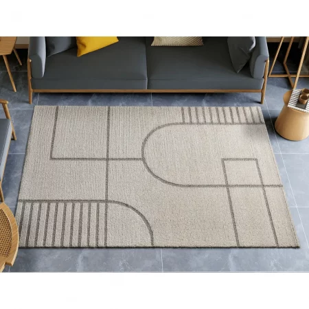 Alfombra Snowy 59664 Beige - Universal (6)
