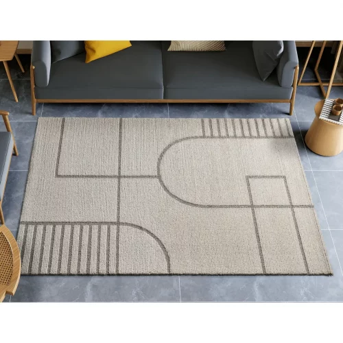 Alfombra Snowy 59664 Beige - Universal (6)