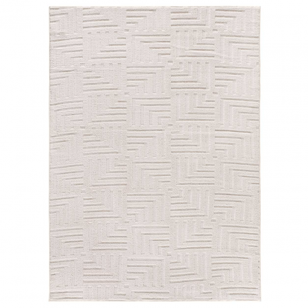 Alfombra Texturas Neutras Estilo 11070 Crema - Universal (1)