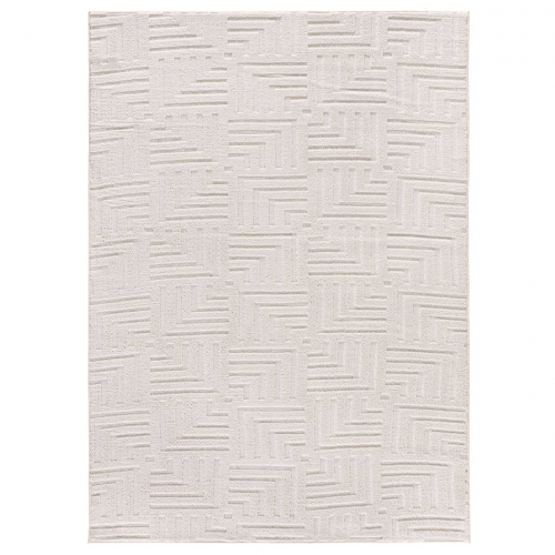 Alfombra Texturas Neutras Estilo 11070 Crema - Universal (1)