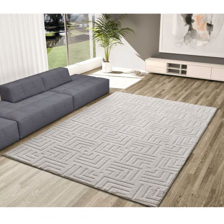 Alfombra Texturas Neutras Estilo 11070 Crema - Universal (2)