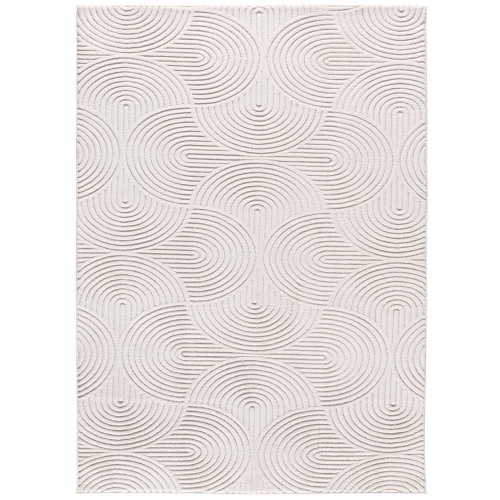 Alfombra Texturas Neutras Estilo 23040 Crema - Universal (1)