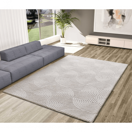 Alfombra Texturas Neutras Estilo 23040 Crema - Universal (2)